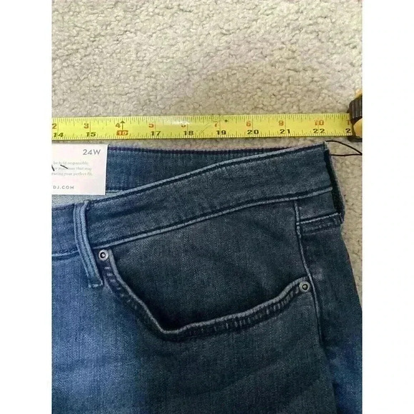 Nydj Sheri Slim Ankle Jean Women's Blue Plus Size 24W - Picture 7 of 11